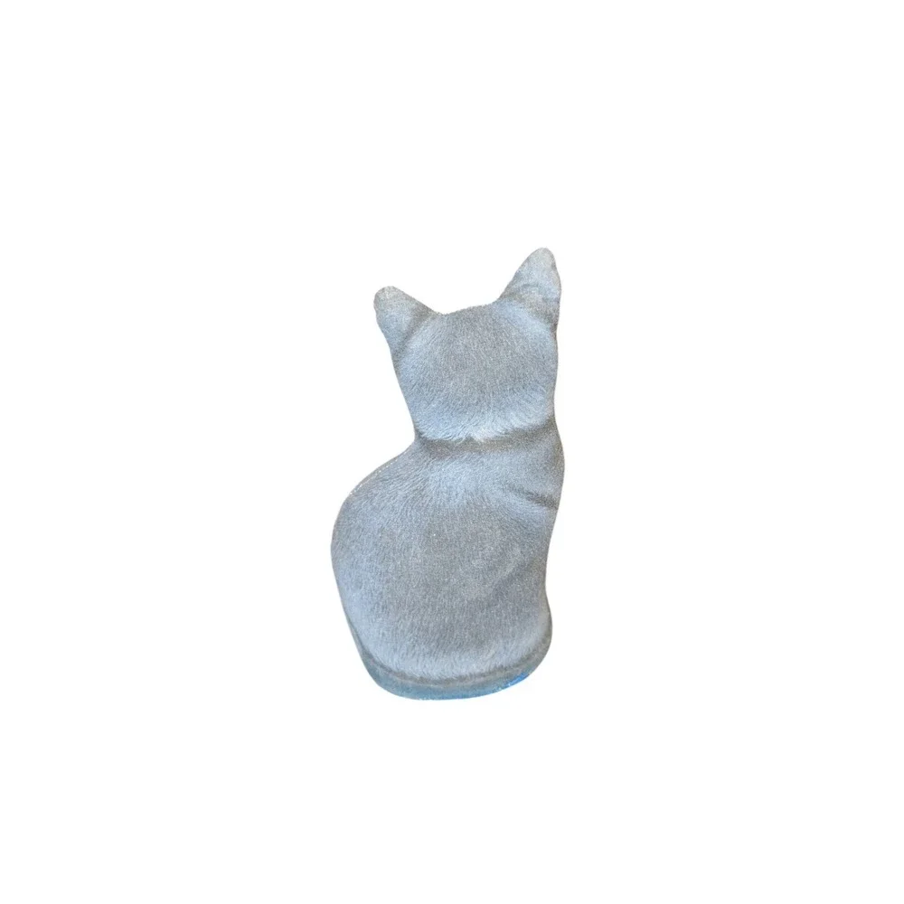 Vintage Stuffed Cat Decor Toy Works Small